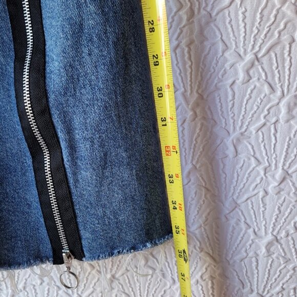 The Ragged Priest Wide Leg Zipped Jeans Size 24 - Picture 9 of 10